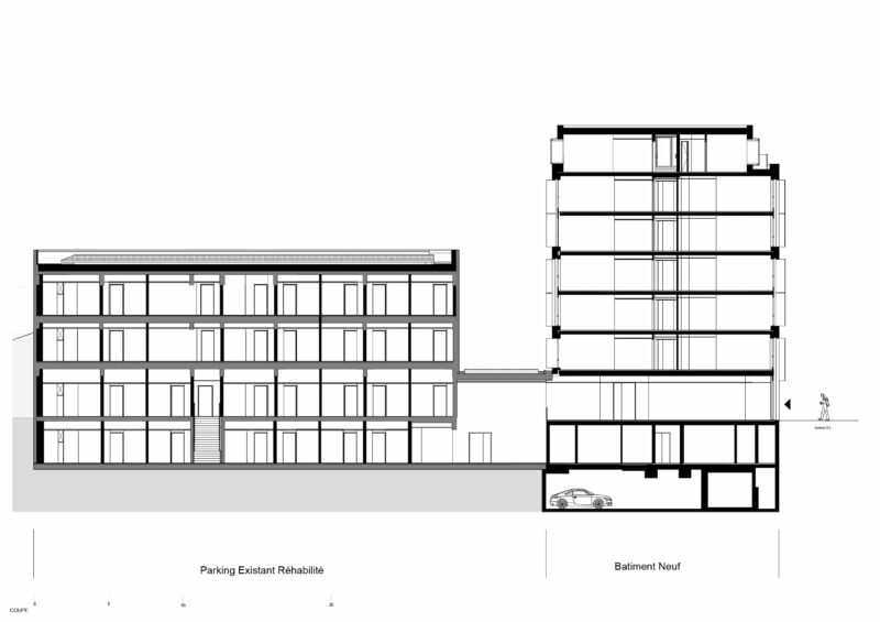 PAN-H Transformation d’un parking urbain | AAVP Architecture