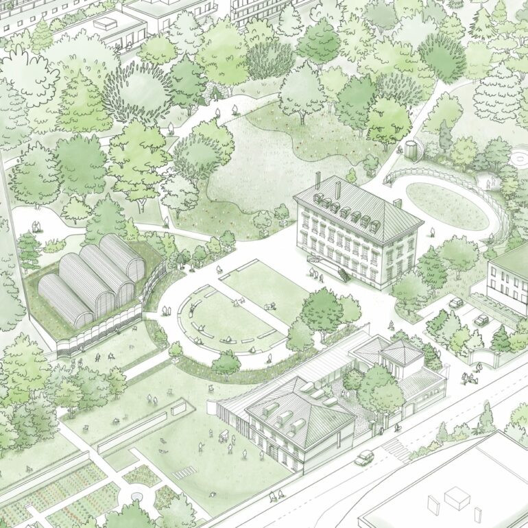 VRAY Un Conservatoire, un château, un parc | AAVP Architecture